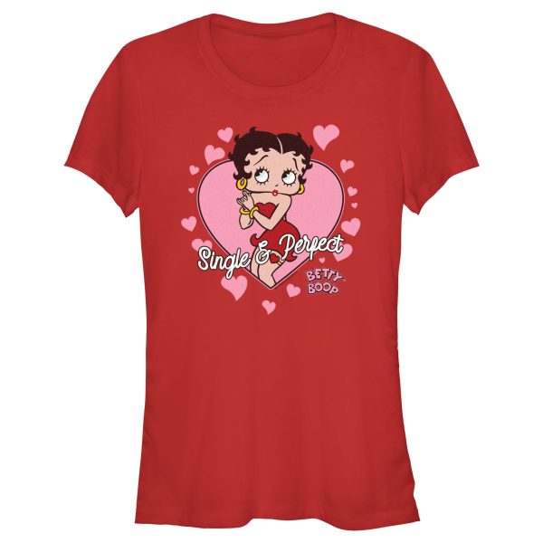 Junior_s Betty Boop Single & Perfect T-Shirt