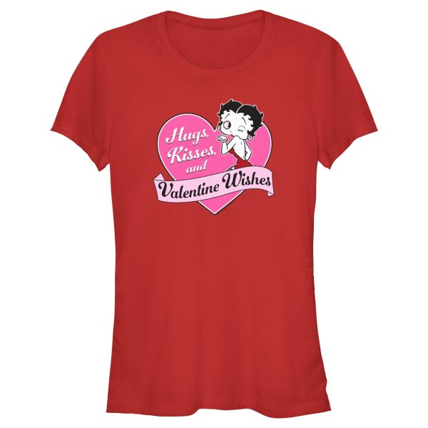 Junior_s Betty Boop Valentine Wishes T-Shirt