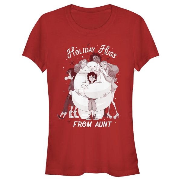 Junior_s Big Hero 6 Christmas Aunt Hugs T-Shirt