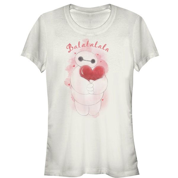 Junior_s Big Hero 6 Valentine Baymax Heart Hug T-Shirt