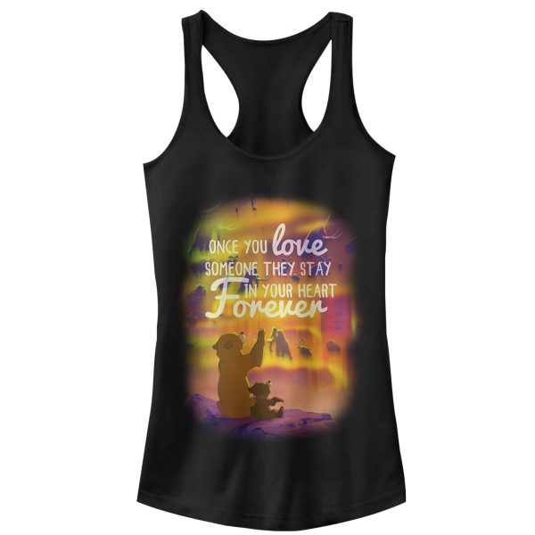 Junior_s Brother Bear Brother Bear Forever in Heart Racerback Tank Top