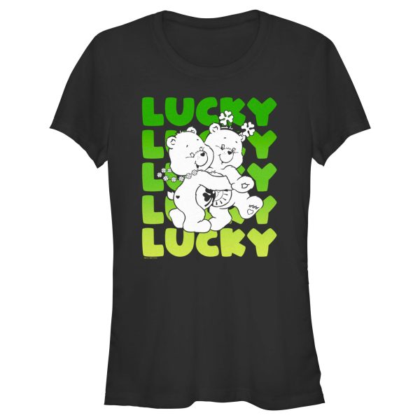 Junior_s Care Bears St. Patrick_s Day Good Luck Bear and Funshine Bear Lucky T-Shirt