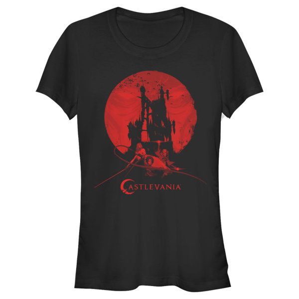 Junior_s Castlevania Blood Moon Silhouette T-Shirt