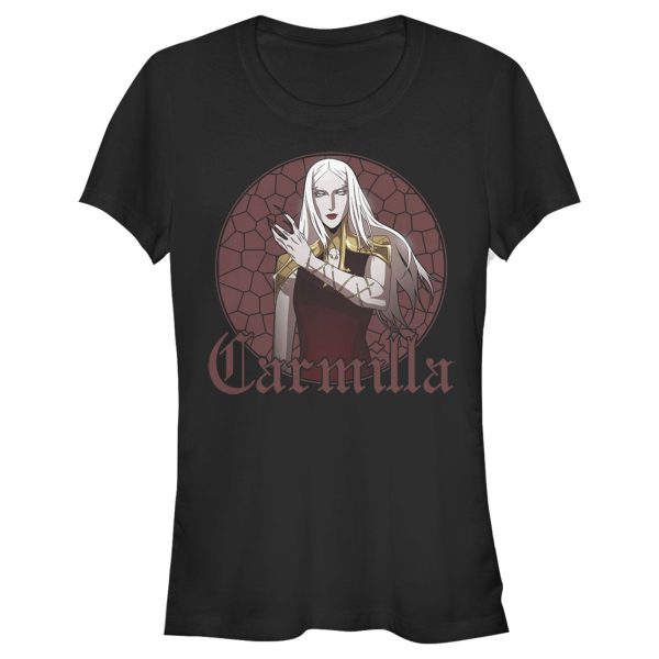 Junior_s Castlevania Carmilla Glass Frame T-Shirt