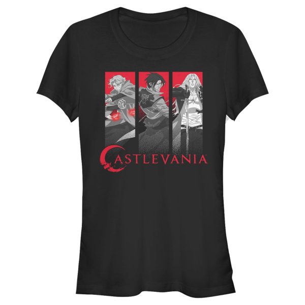 Junior_s Castlevania Hunter Character Panels T-Shirt