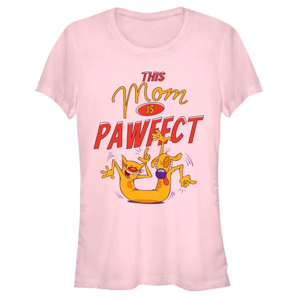 Junior_s Catdog This Mom Is Pawfect T-Shirt