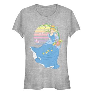 Junior_s Cinderella Flower Basket T-Shirt