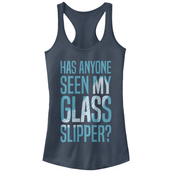 Junior_s Cinderella Glass Slipper Racerback Tank Top