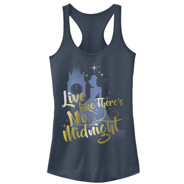 Junior_s Cinderella Live Like No Midnight Racerback Tank Top