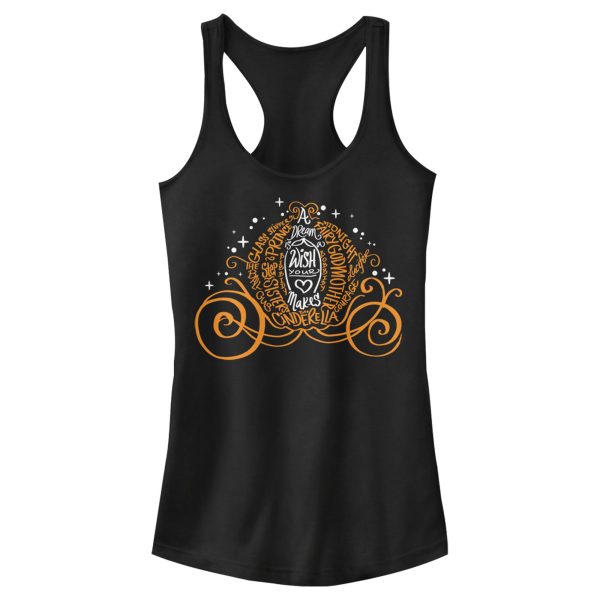 Junior_s Cinderella Magical Pumpkin Carriage Racerback Tank Top