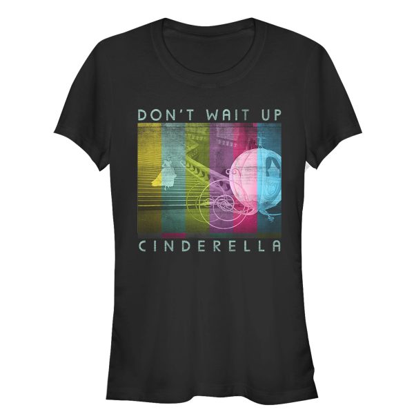 Junior_s Cinderella TV Glitch Stripe T-Shirt