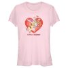 Junior_s Cow and Chicken Valentine_s Day Heart Hug T-Shirt