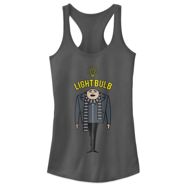 Junior_s Despicable Me Gru Lightbulb Racerback Tank Top