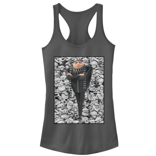 Junior_s Despicable Me Gru Montage Racerback Tank Top