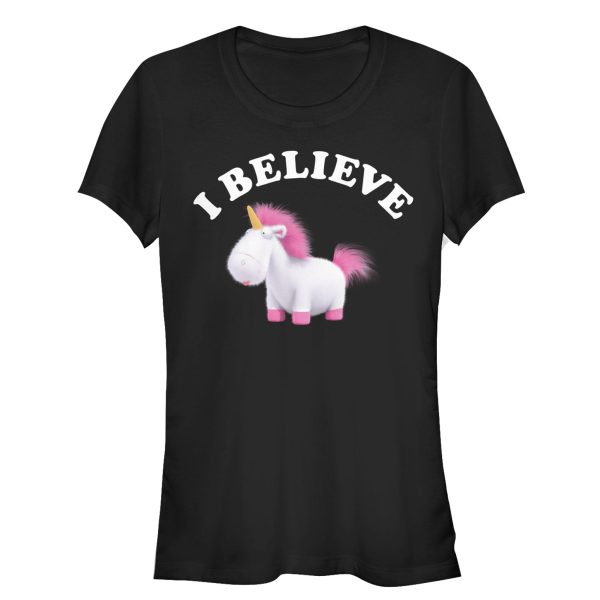 Junior_s Despicable Me I Believe Unicorns T-Shirt