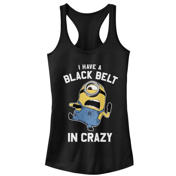 Junior_s Despicable Me Minion Belt in Crazy Racerback Tank Top