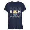 Junior_s Despicable Me Minion Blah Mood Today T-Shirt