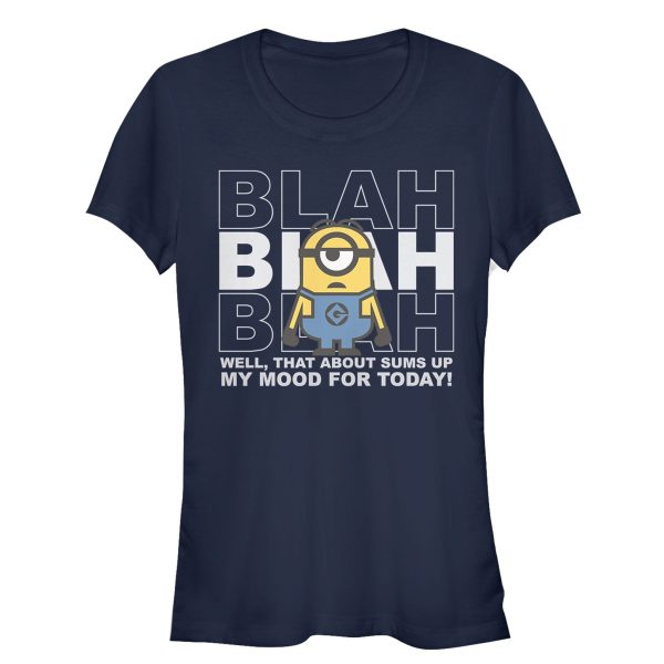 Junior_s Despicable Me Minion Blah Mood Today T-Shirt