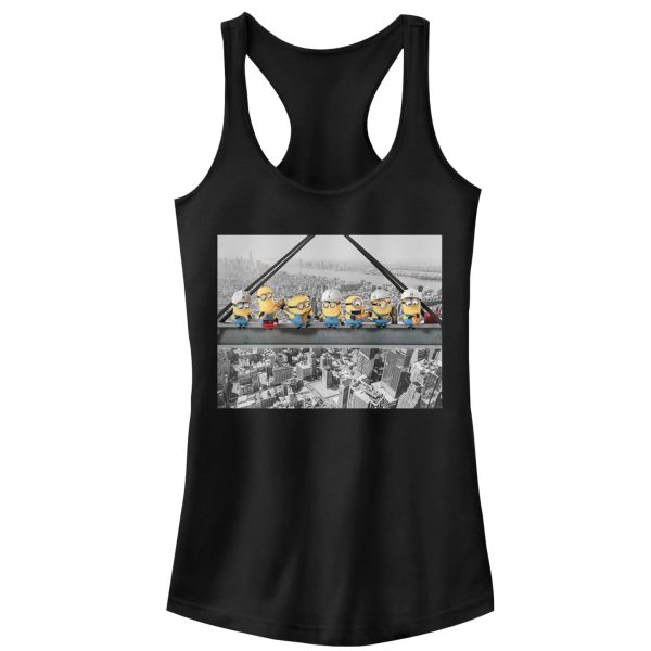 Junior_s Despicable Me Minion Construction Lunch Racerback Tank Top