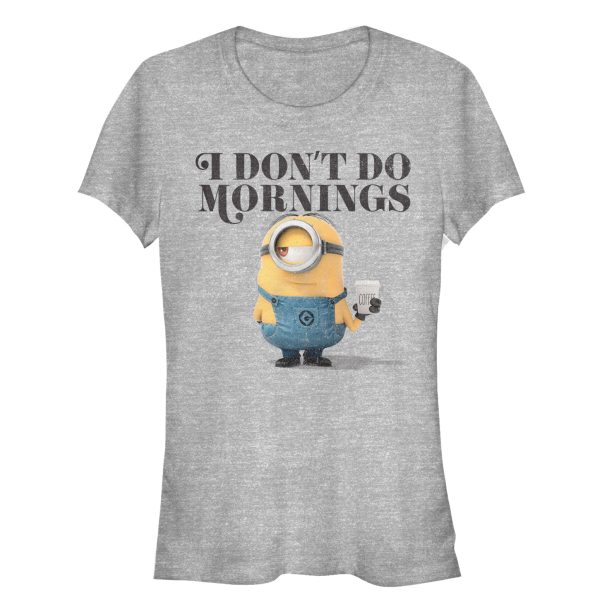 Junior_s Despicable Me Minion Don_t Do Mornings T-Shirt