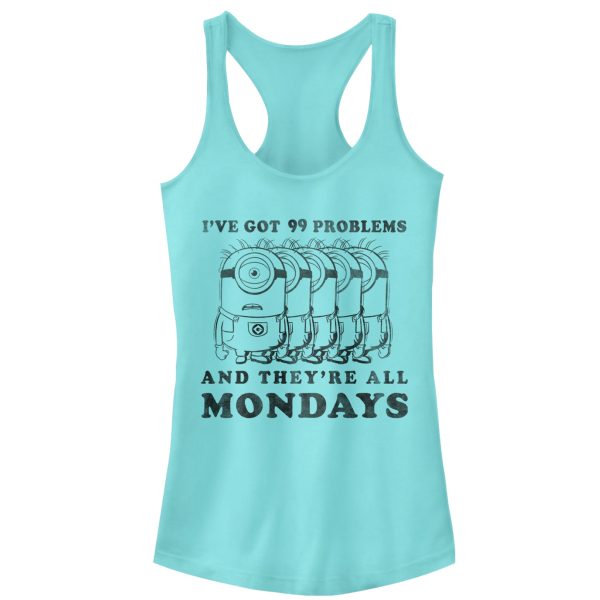 Junior_s Despicable Me Minion Monday Problems Racerback Tank Top