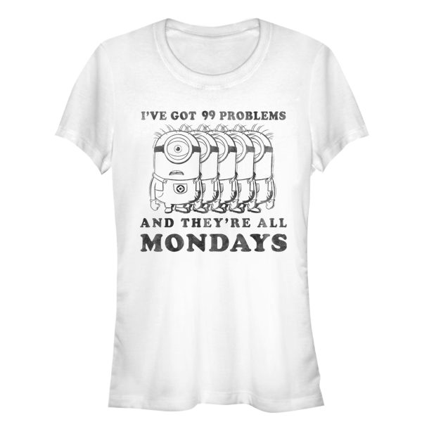 Junior_s Despicable Me Minion Monday Problems T-Shirt