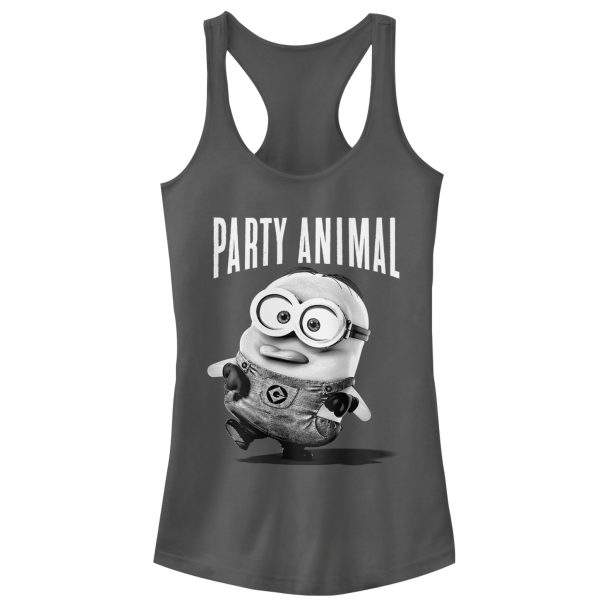 Junior_s Despicable Me Minion Party Animal Racerback Tank Top