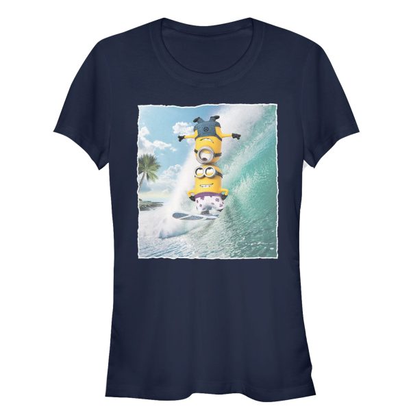 Junior_s Despicable Me Minion Surf Tricks T-Shirt