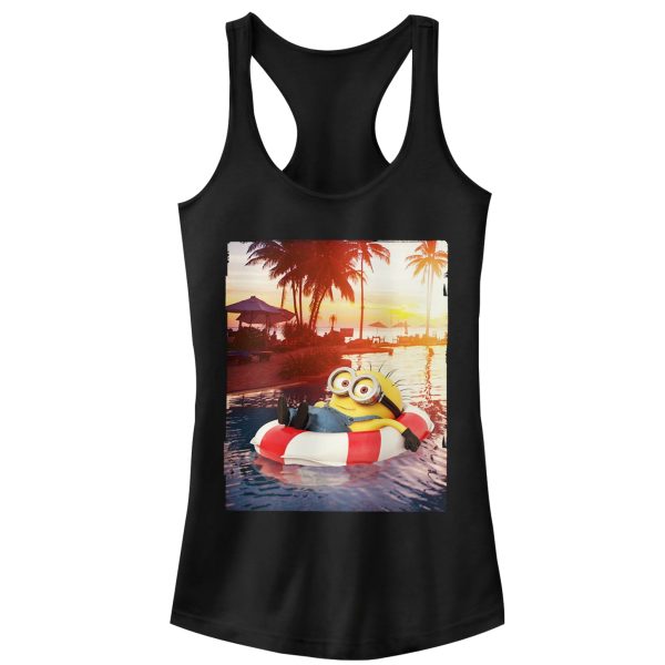 Junior_s Despicable Me Minion Tropical Vacation Racerback Tank Top