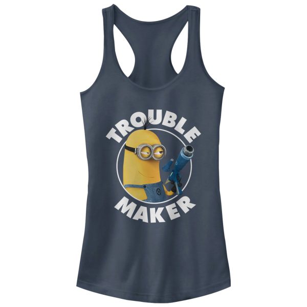 Junior_s Despicable Me Minion Trouble Maker Racerback Tank Top