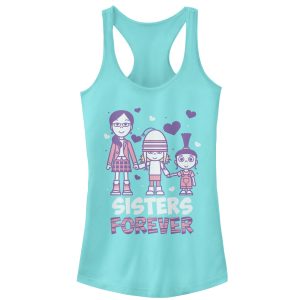 Junior_s Despicable Me Sisters Forever Racerback Tank Top