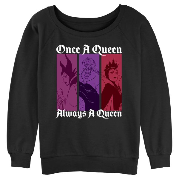 Junior_s Disney Once a Queen Always a Queen Sweatshirt