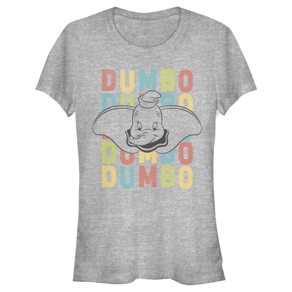 Junior_s Dumbo Colorful Name Stack T-Shirt