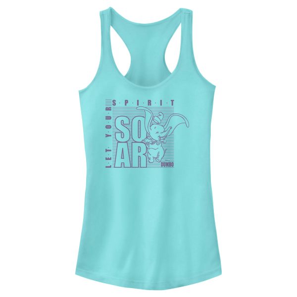 Junior_s Dumbo Let Your Spirit Soar Racerback Tank Top