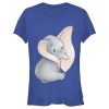 Junior_s Dumbo Looking Back Elephant Portrait Pose T-Shirt