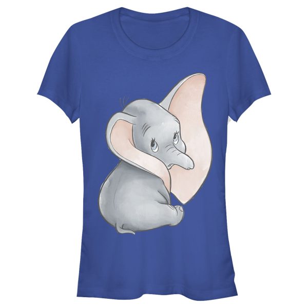 Junior_s Dumbo Looking Back Elephant Portrait Pose T-Shirt