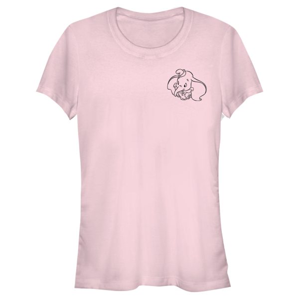 Junior_s Dumbo Pocket Outline T-Shirt