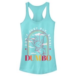 Junior_s Dumbo Soaring Sunset Arch Racerback Tank Top