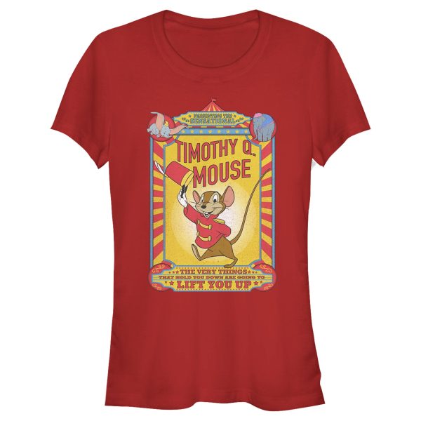 Junior_s Dumbo Timothy Q. Mouse Circus Poster T-Shirt