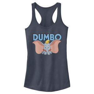 Junior_s Dumbo Wide Open Racerback Tank Top