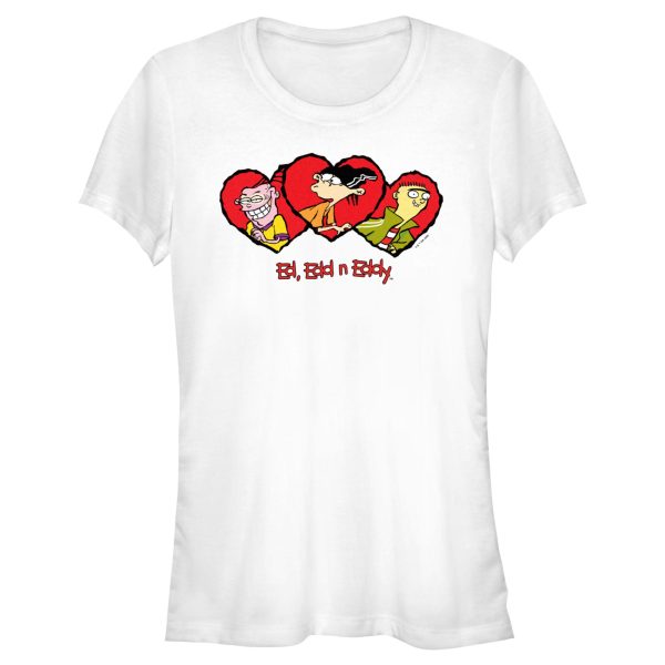 Junior_s Ed, Edd n Eddy Valentine_s Day Heart Portraits T-Shirt