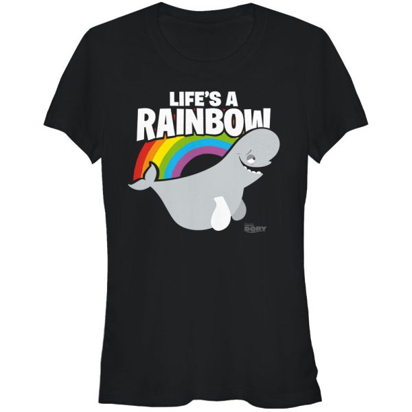 Junior_s Finding Dory Bailey Life is a Rainbow T-Shirt