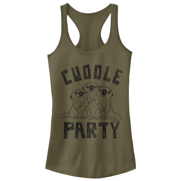 Junior_s Finding Dory Cuddle Party Otters Racerback Tank Top