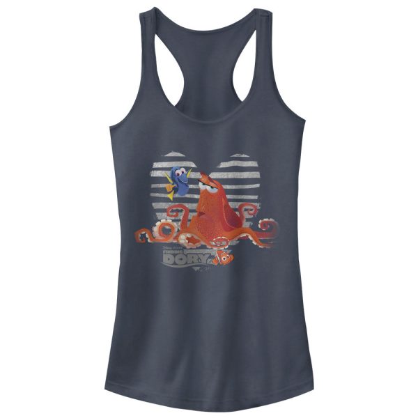 Junior_s Finding Dory Hank Nemo Dory Heart Racerback Tank Top