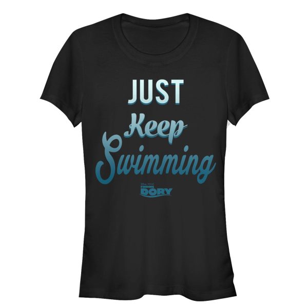 Junior_s Finding Dory Just Keep Swimming Motto T-Shirt