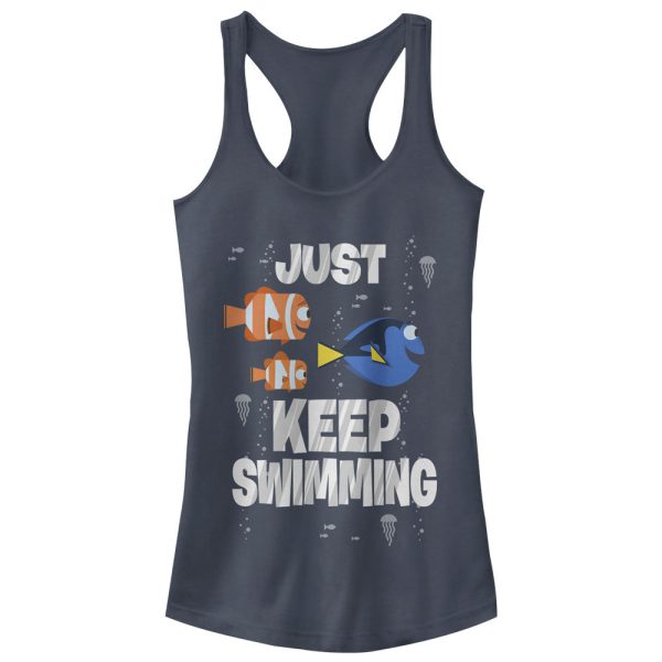 Junior_s Finding Dory Just Keep Swimming Racerback Tank Top