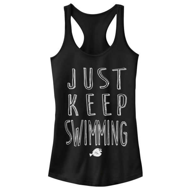 Junior_s Finding Dory Keep Swimming Racerback Tank Top