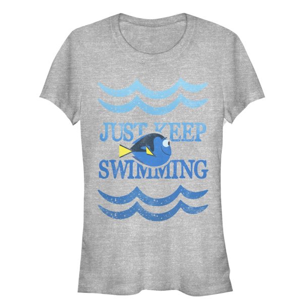 Junior_s Finding Dory Keep Swimming Waves T-Shirt