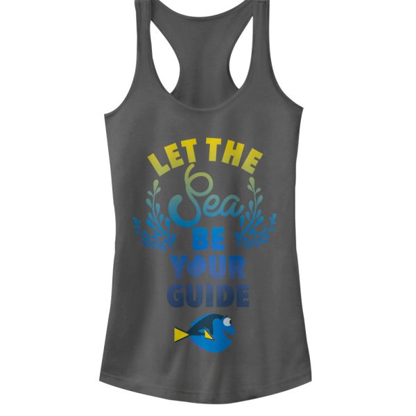 Junior_s Finding Dory Let the Sea be Your Guide Racerback Tank Top