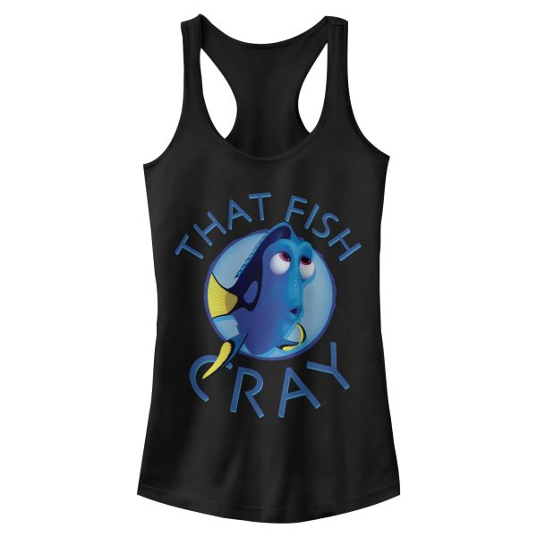 Junior_s Finding Dory That Fish Cray Racerback Tank Top